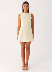 Lulita Mini Dress - Buttercream Yellow