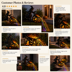 Halloween Witch Cauldron Garden Light🧙♀️