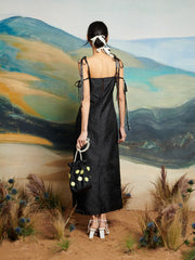 Fanciful Flower Midi Dress
