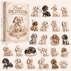2026 Pearl Dachshund Christmas Advent Calendar