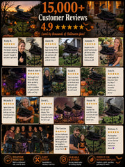🔥50% Off Last Day -Halloween Early Bird Special🧙♀️ The Enchanted Witch Garden Wind Spinner