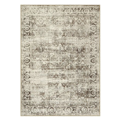 Margot Washable Vintage Distressed Beige Rug