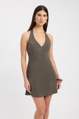 Hayman Halter Mini Dress