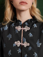Onyx Floral Mini Dress