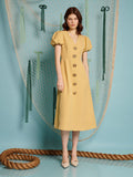 Sandy Swirl Midi Dress