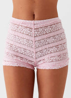 Desert Isle Mini Shorts - Pink