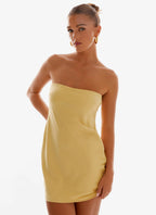 Yulina Mini Dress - Yellow