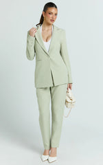 Hermie Blazer - Single Breasted Blazer in Sage