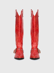 Rhode Cowboy Boots Red