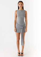 Everly Mini Dress - Grey
