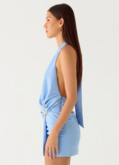 Right Now Mini Dress - Periwinkle