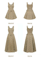 Flower Diary Corset Dress