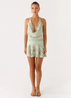 When I Move Mini Dress - Mystic Paisley
