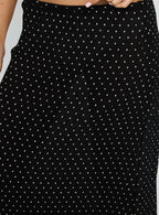 Ford Maxi Skirt Onyx Polka
