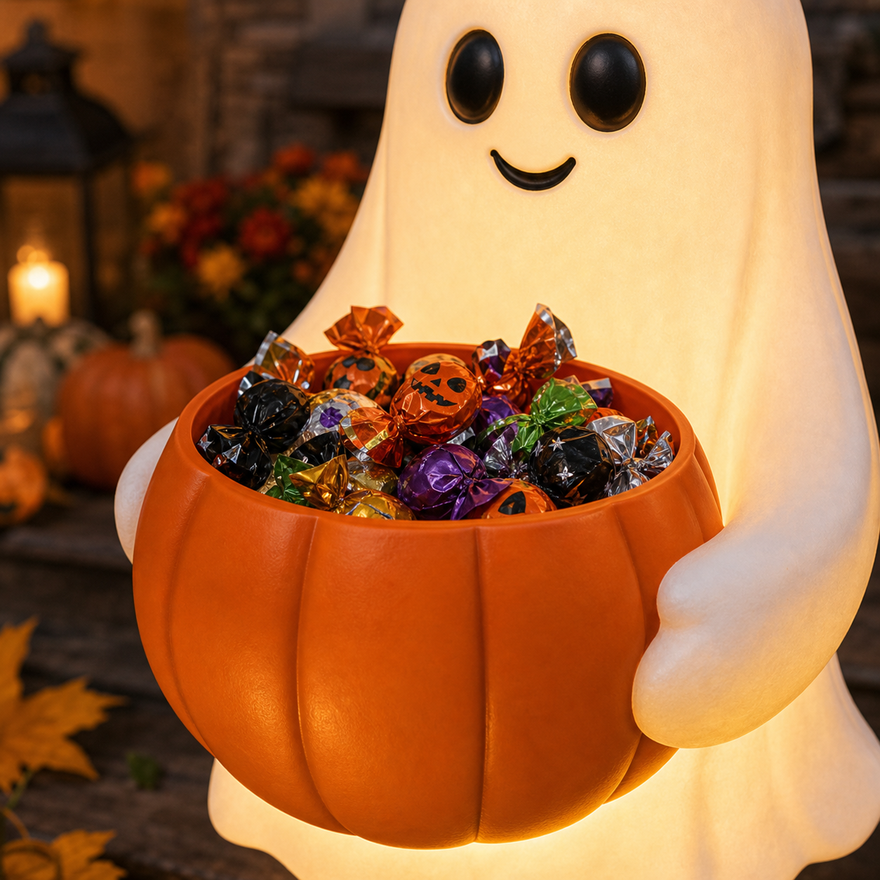 👻👻 Halloween Ghost Candy Holder Garden Stake