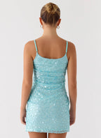 Danali Mini Dress - Blue