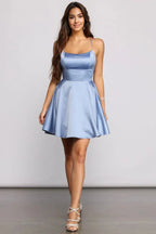 Sonya Satin Dress