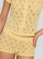 Sun Still Shines Crochet Set Yellow