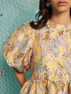 Meri Jacquard Mini Dress