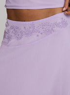 Pappilion Asymmetrical Skirt Lilac