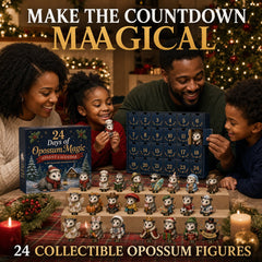 🐾 24 Days of Opossum MagicTM Advent Calendar – 24 Collectible Christmas Opossum Surprises