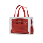 GroceryBags Creative Parody Platinum Bag Print Woven Bag Fire OverThe Net Birkin Fitness Casual Bag