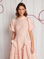 Swift Jacquard Midi Dress