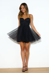 Princess Mood Mini Dress Black