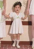 Toddler Girl Green Apple Paradise Dress