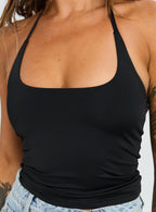 Ezekiel Nylon Top Black