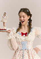 Berry Katie Rabbit Corset Dress