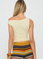 Karre Off The Shoulder Top Lemon