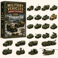 💯🚜🚗🎄 2026 Vehicle Advent Calendar Collection – 24 Days of Classic Machines, Trucks & Military Legends 🎁✨