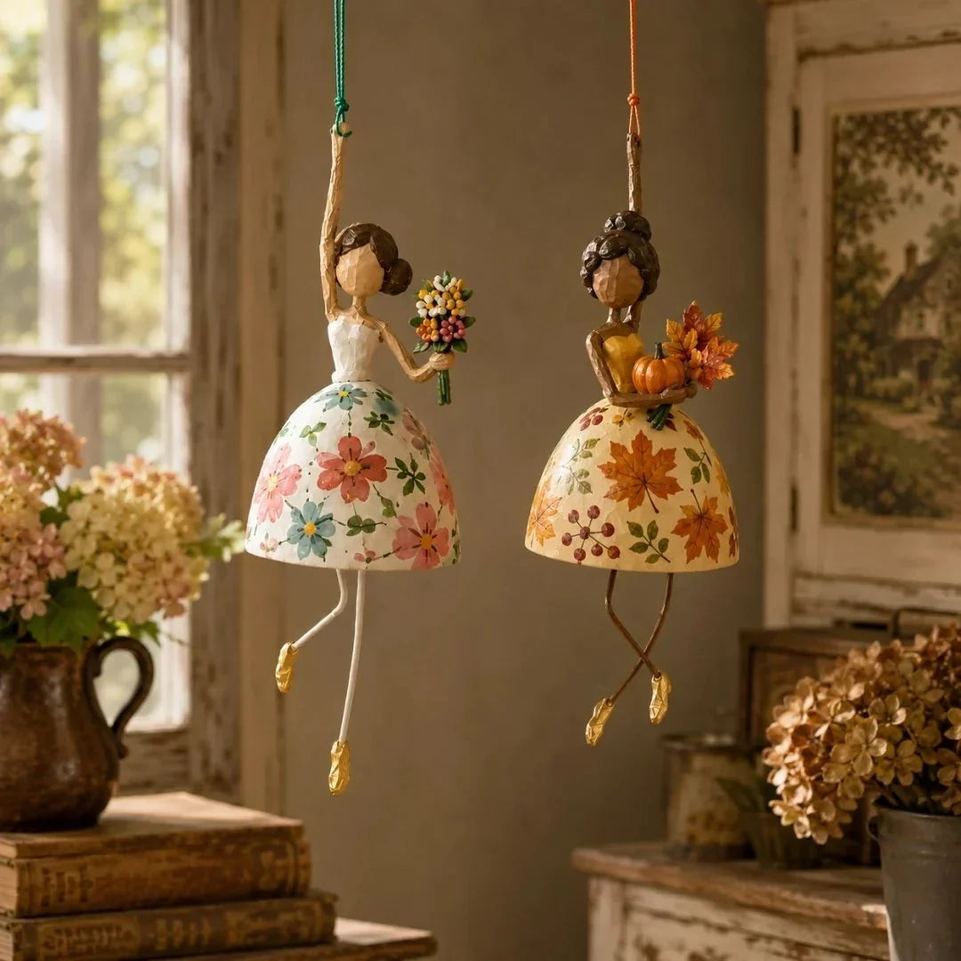 💃✨ Dancing Lady Hanging Ornament – Whimsical Decor for Home & Garden 🌸