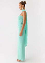 Libra Maxi Dress - Aqua