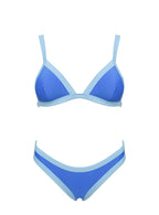 Amiri Contrast High Side Bikini Bottoms Blue