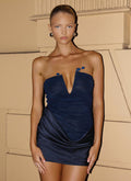 Reach Me Mini Dress - Navy