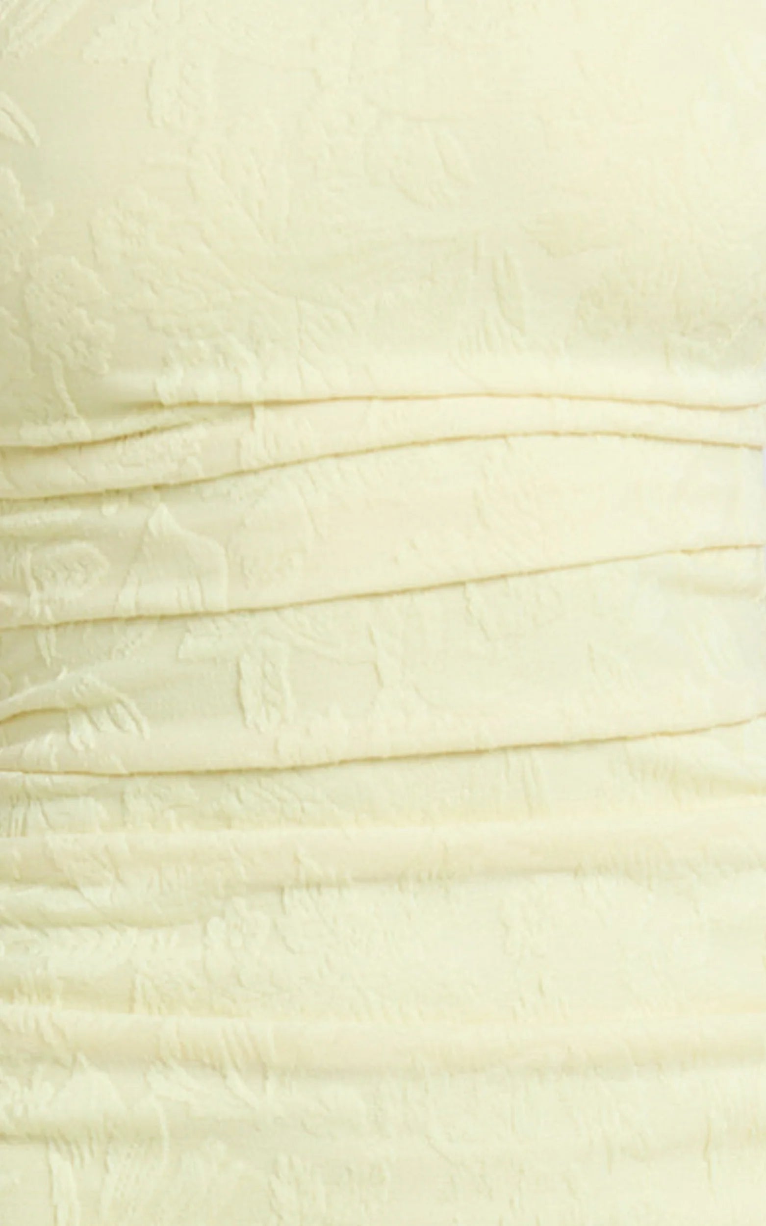 Kayrene Maxi Dress - Strapless Bodycon Dress in Butter Yellow