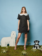 Georgie Jacquard Mini Dress