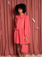 Parakeet Bow Mini Dress