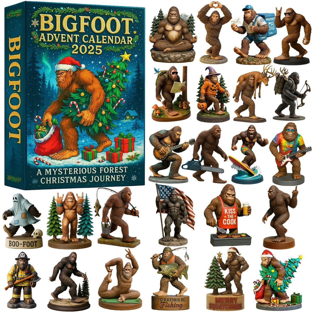 🔥Limited Edition  - 🦍Bigfoot Adventure Calendar 2025(2D)