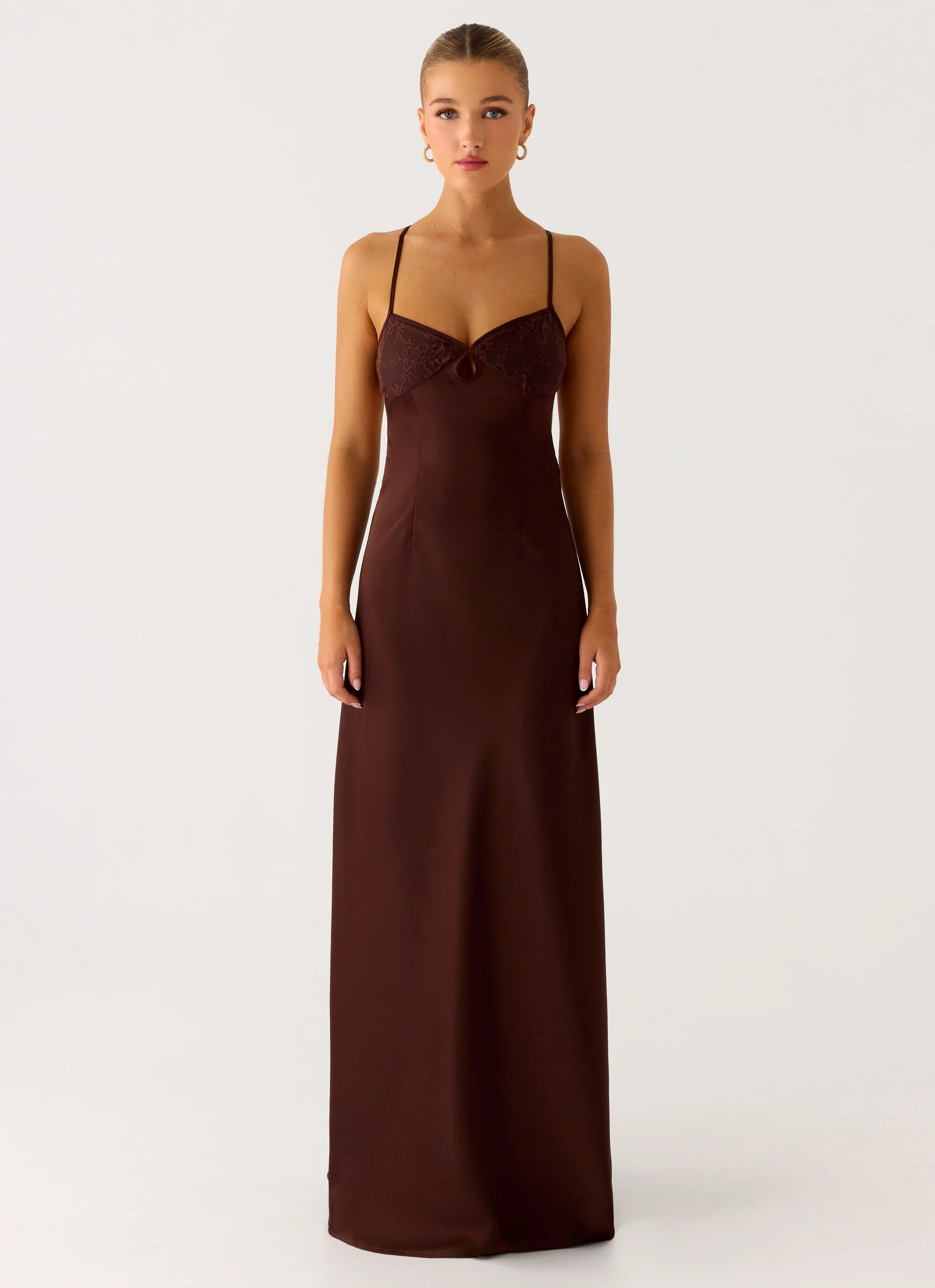 Joanie Maxi Dress - Chocolate