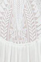 Spend All Your Time Waiting Dress White