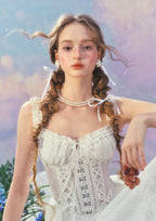White Dream Tide Corset Dress