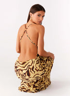 Viva Lune Maxi Dress - Laguna Print
