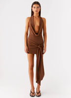 Orchard Mini Dress - Chocolate
