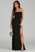 Glow  Glitter Knit Ruched Mini Dress