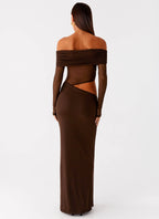 Emery Maxi Dress - Chocolate