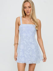 Cerise Mini Dress Lilac Burnout
