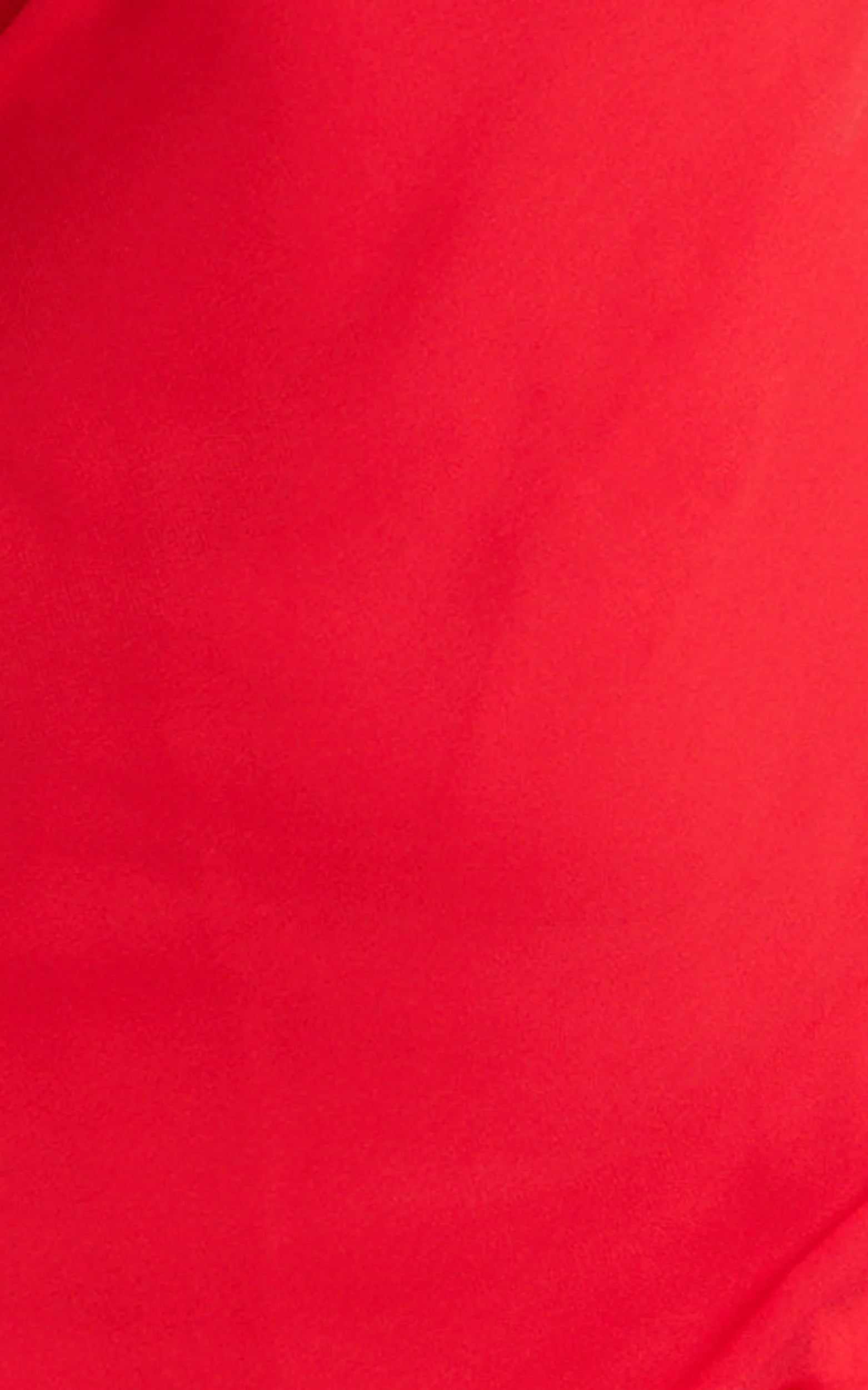 Sonya Maxi Dress - Cowl Neck Asymmetric Fit And Flare Dress in Red